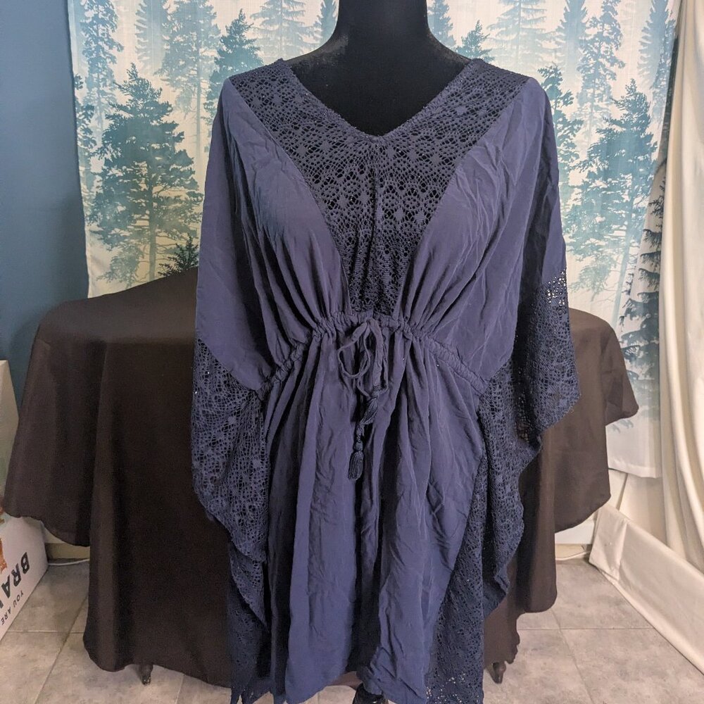 🌙 SWIM by Cacique Crochet Cover-Up – Size 14/16